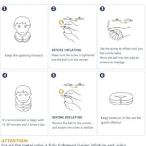 Zoropie Inflatable Neck Brace Pillow